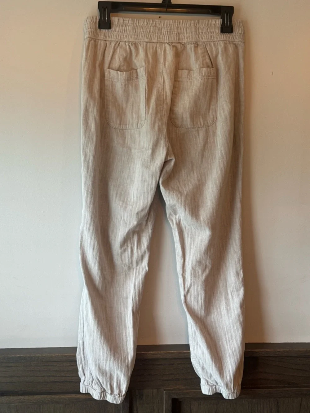 GAP Women's Light Gray 100% cotton  Drawstring Joggers S - Picture 2 of 7